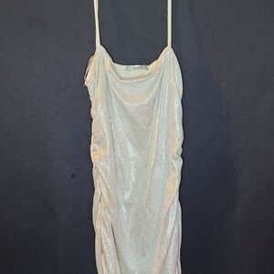 Elegant Cream Mini Dress